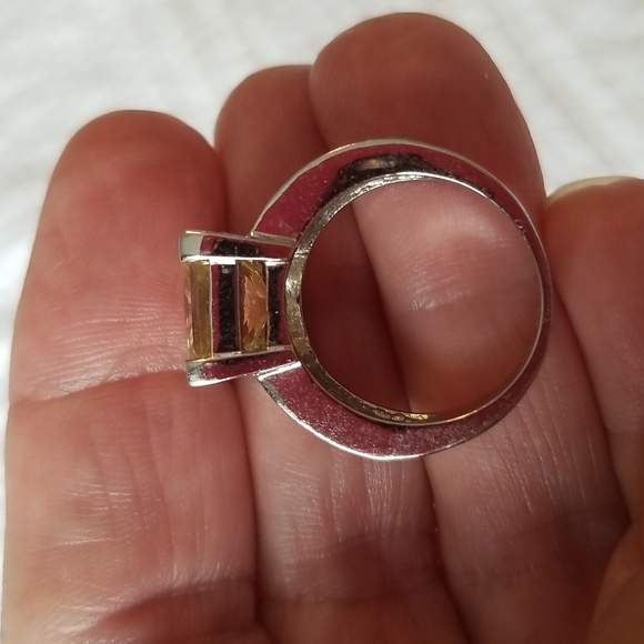 18k gold electro plated cz ring - Picture 7 of 10